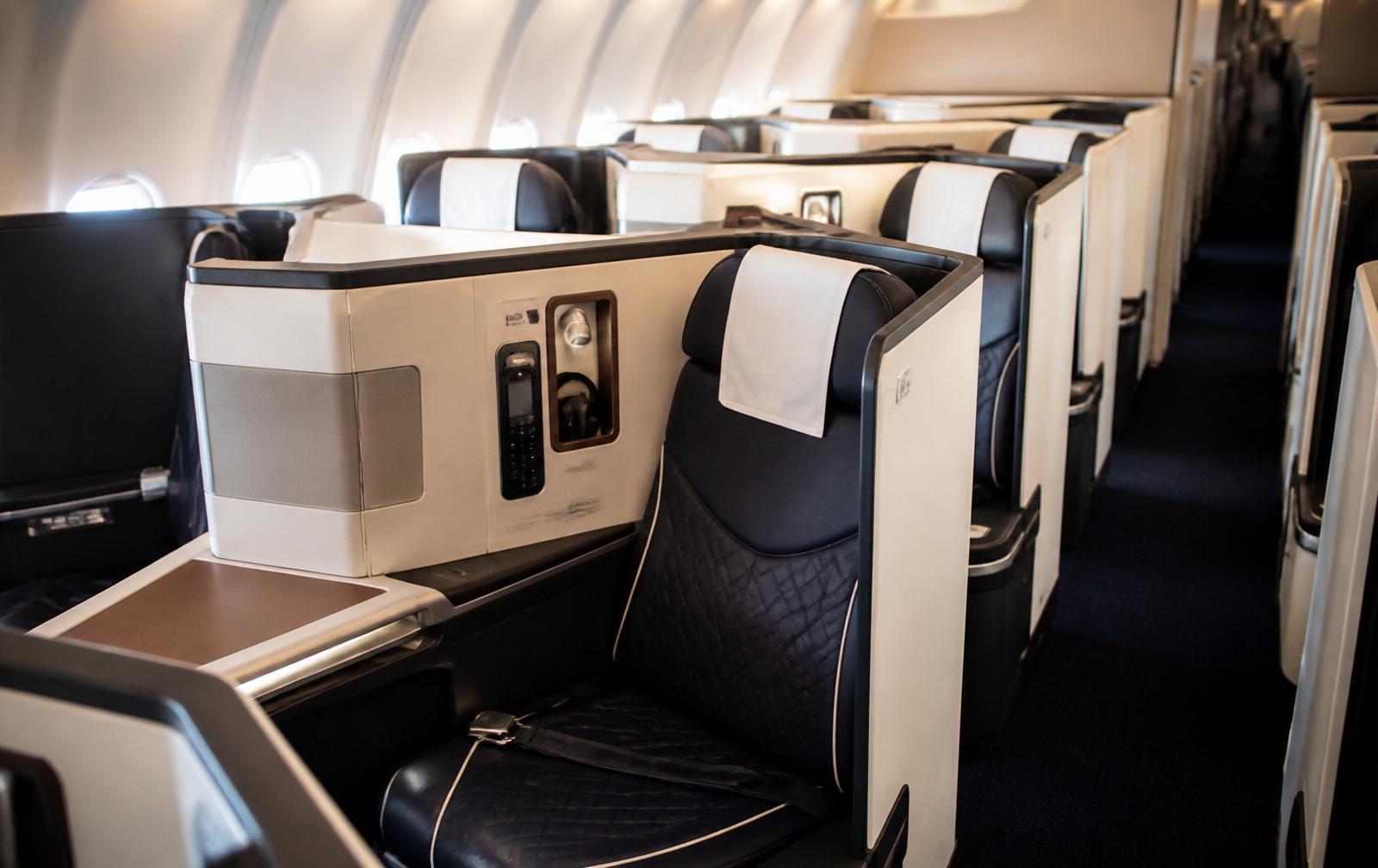 Refurbished aircraft cabin